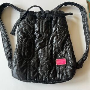 Marc by Marc Jacob’s  quilted backpack / purse. Pink lining